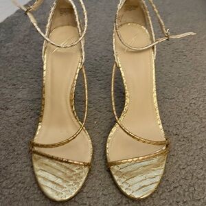 Brian Atwood - Gold Strappy Women's Sandals